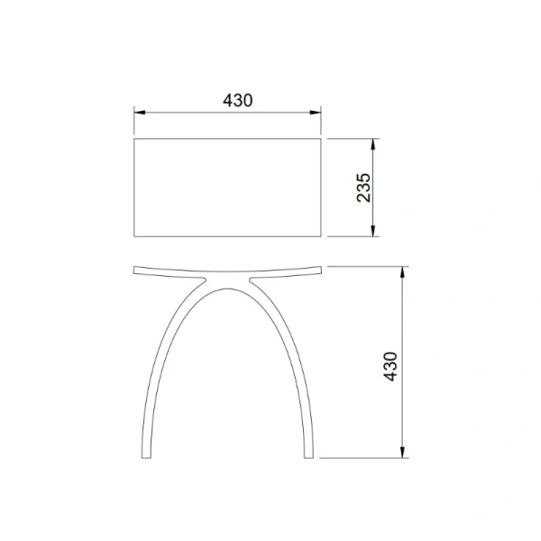 Стульчик для ванной Abber Kristall черный - фото 2