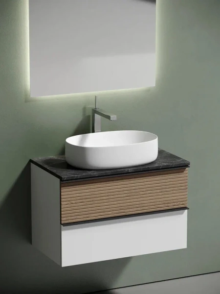 Столешница Sancos 80 см с отверстием под смеситель black sky, в наличии index_1 - фото 4