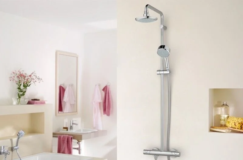 Душевая стойка Grohe New Tempesta Cosmopolitan с термостатом - фото 4
