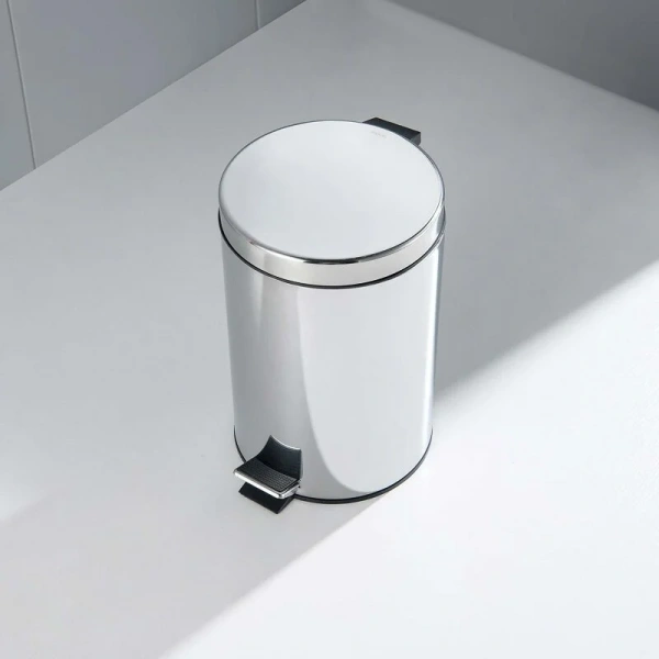 Мусорное ведро Акватек полированный хром - фото 3