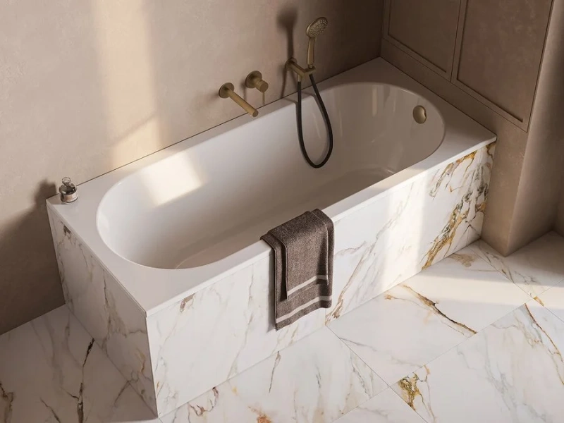 Ванна из искусственного камня Belux Классика-2 ВК-2 1700, 4810924220240, 170 x 70 см, белый, искусственный камень - фото 2