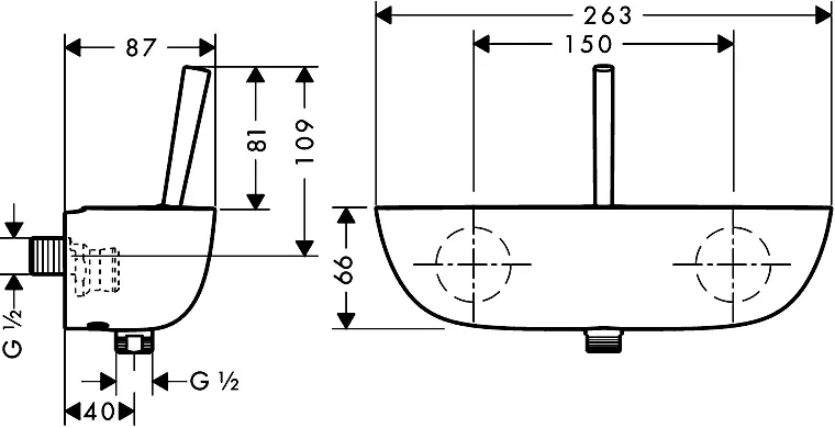 Смеситель для душа Hansgrohe PuraVida 15672 с шумопоглотителем - фото 2