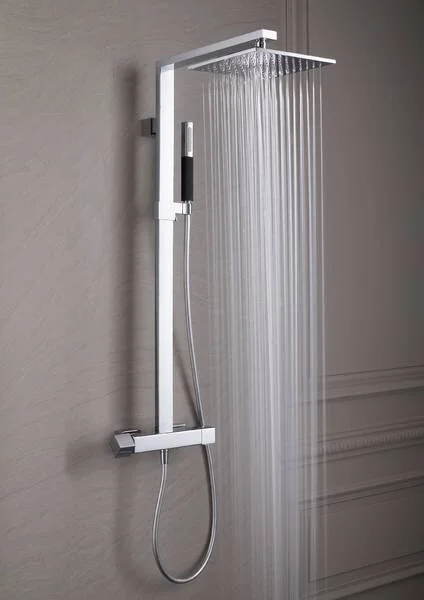 Душевая стойка Jacob Delafon Strayt с термостатом, без излива - фото 5