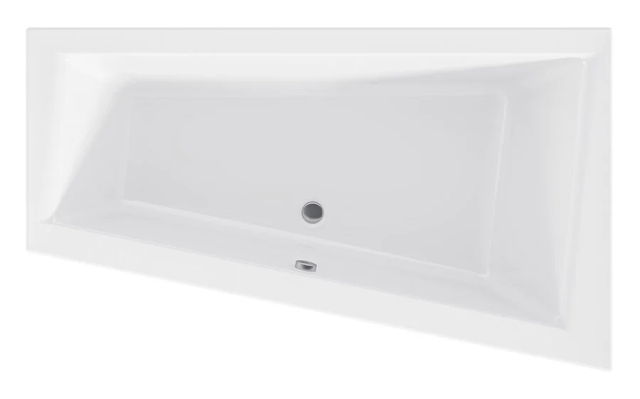 Ванна акриловая 1Marka Thomas 01том1710л / 01том1710п, 170 x 100 см, левая/правая, белый - фото 2