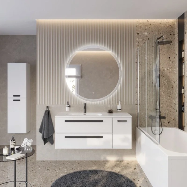 Тумба под раковину подвесная Cezares Eco 120 см правосторонняя index_1 - фото 10