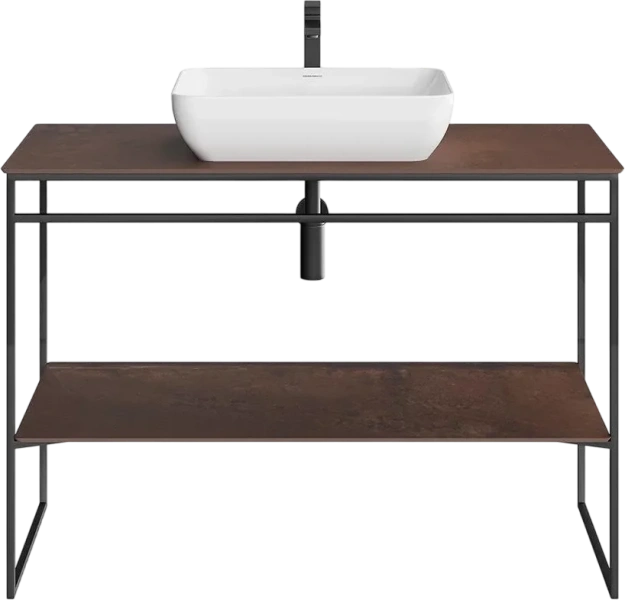 Консоль для раковины Kerama Marazzi Plaza Next 120 см черная матовая