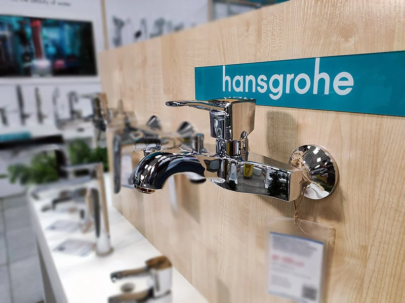 Смеситель для ванны Hansgrohe Metropol Classic хром/золото, настенные - фото 5