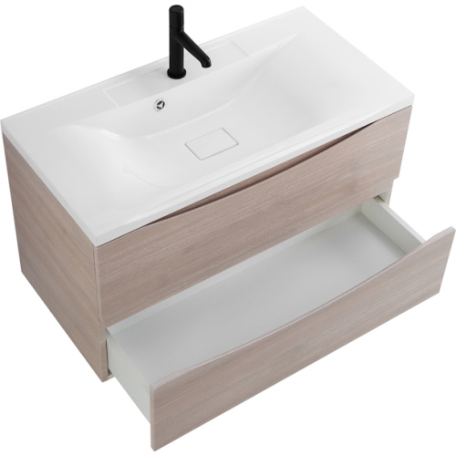 Тумба под раковину подвесная BelBagno Marino 80 см Rovere Grigio, моноблок - фото 5