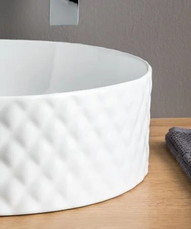 Раковина накладная, чёрная матовая, Artceram Rombo, 45 см - фото 6