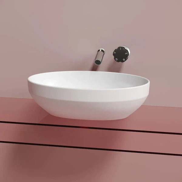 Раковина Ceramica Nova Element 50 см белая матовая, из санфарфора - фото 7