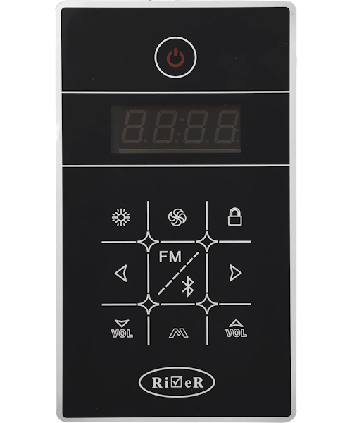 Душевой бокс River Temza 135x135 см с поддоном стекло тонированное - фото 3