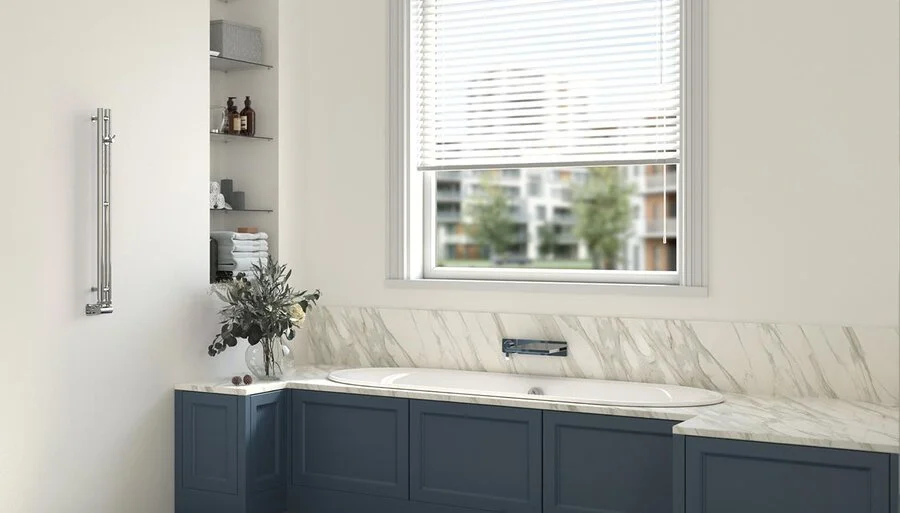 Полотенцесушитель водяной Сунержа Нюанс EU50+ 5х84 см без покрытия, из нержавеющей стали, без полки, неповоротные - фото 6