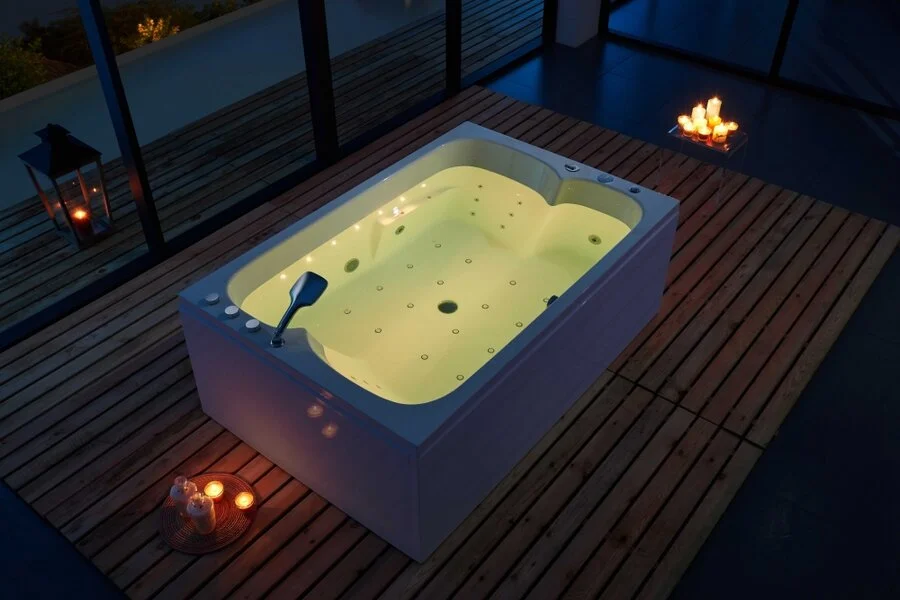 Ванна гидромассажная SSWW A1905 CGSP, 180 x 120 см, с подсветкой, белая - фото 4