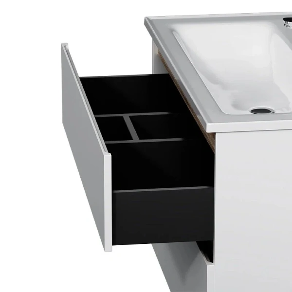 Тумба под раковину подвесная Am.Pm X-Joy 100 см белый глянец, моноблок - фото 5