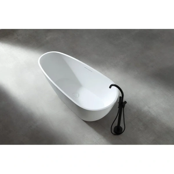 Ванна из искусственного камня Abber Dortmund AM9911 170x75 см овальная, 170x75 см - фото 4