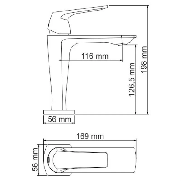 Смеситель для раковины WasserKRAFT Neime хром - фото 2