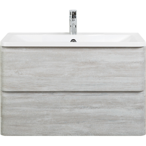 Тумба под раковину подвесная BelBagno Albano 80 см rovere vintage bianco - фото 4