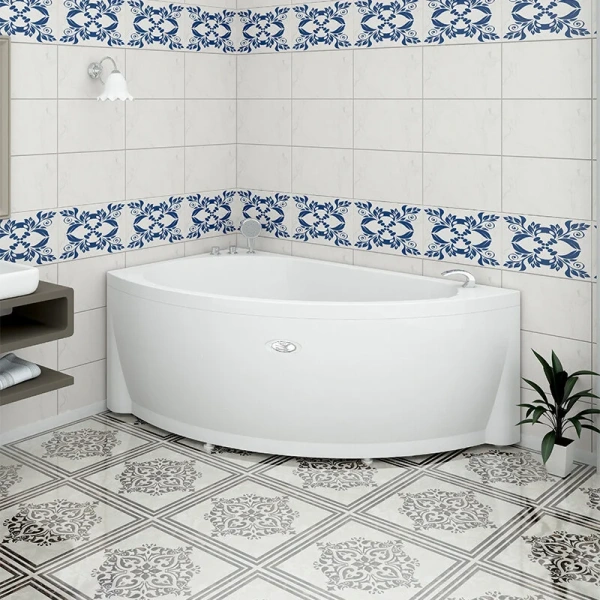 Ванна гидромассажная акриловая Vannesa Massage Бергамо левая/правая, 168 х 100 см, система актив хром, с гидромассажем - фото 5