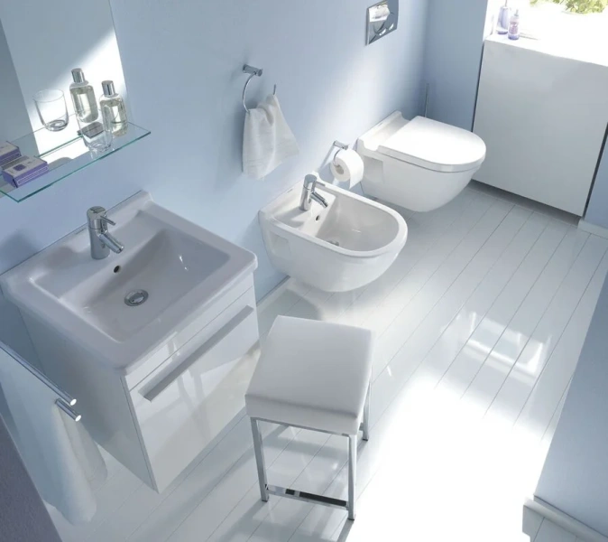 Унитаз подвесной Duravit Starck 3 белый - фото 4