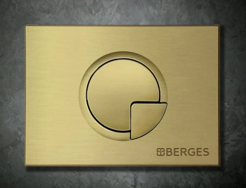 Клавиша смыва BERGES Novum R8 бронза, нет в наличии - фото 2