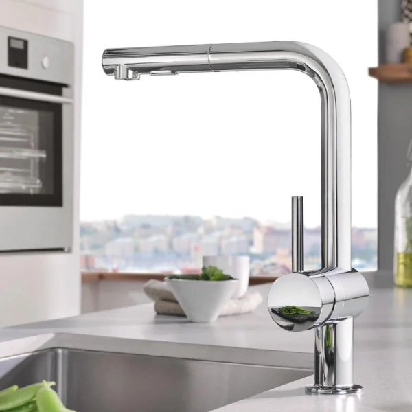 Смеситель для кухни хром Grohe Minta , современные, hi-tech - фото 3