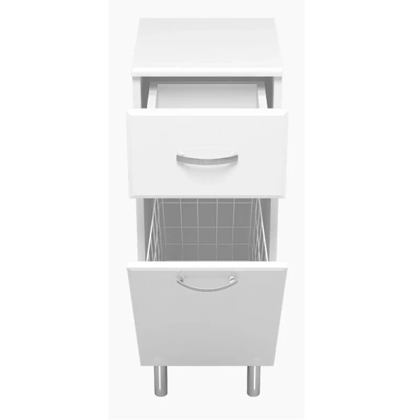 Тумба напольная Misty Люси 30 см с бельевой корзиной, нет в наличии - фото 2