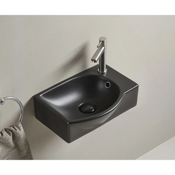 Раковина GID Suspendido Bm9276L 41 см левосторонняя, прямоугольной формы - фото 5