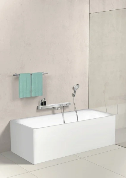 Держатель для душа Hansgrohe Porter S шлифованный черный хром index_2 - фото 5