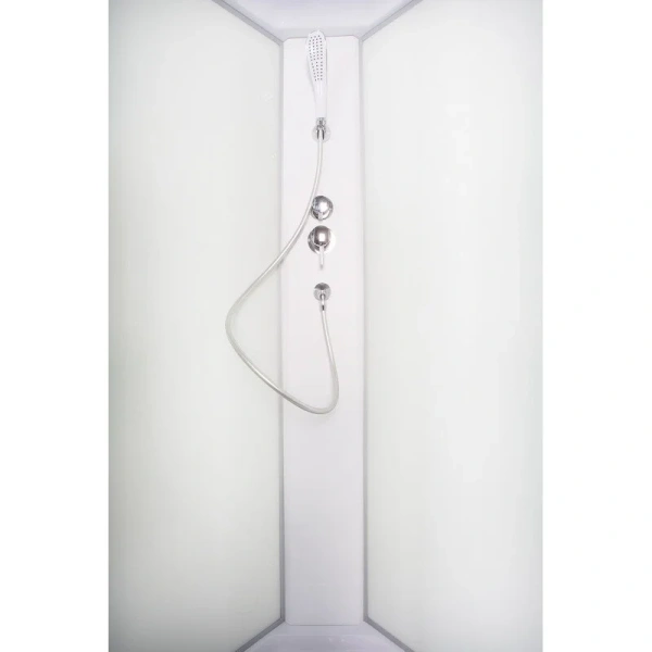 Душевая кабина Deto L 80x80 см стандартная, матовый профиль - фото 9