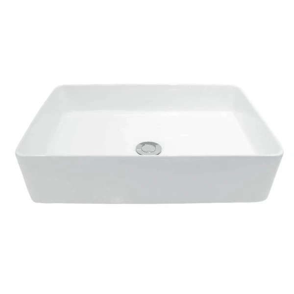 Раковина Creo Ceramiqu 50 см белая - фото 1