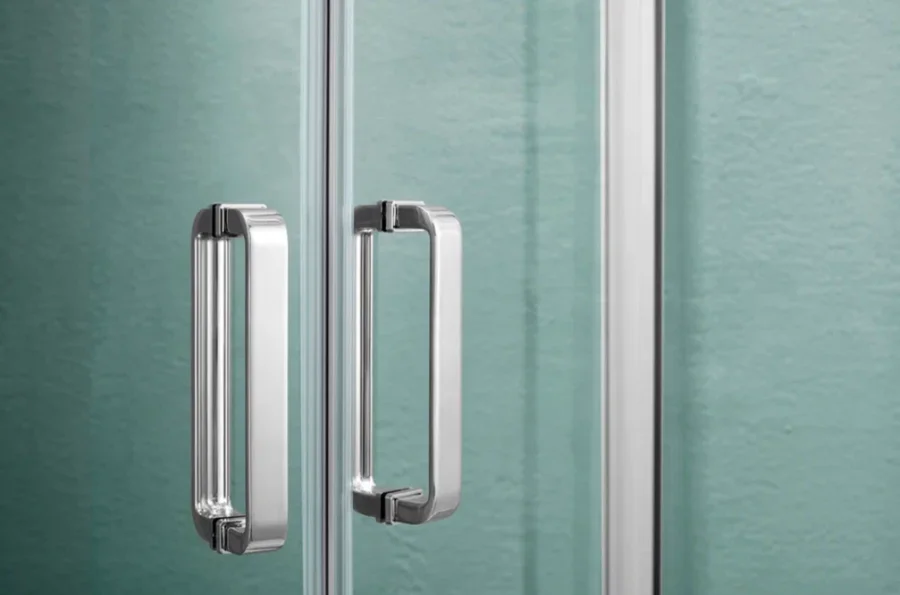 Душевой уголок Акватек 80x80 см профиль хром, стекло прозрачное, 80х80 - фото 5