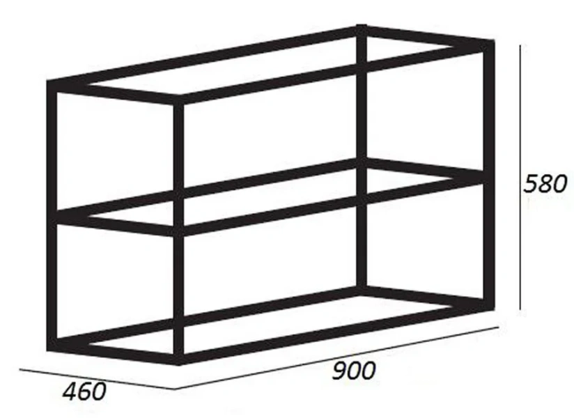 Консоль для раковины подвесная двухъярусная Cezares, в наличии - фото 2