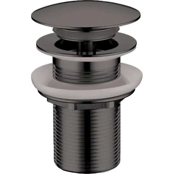 Донный клапан Boheme графит глянцевый - фото 1