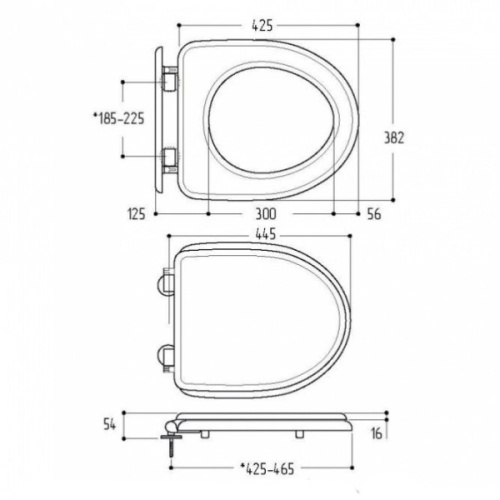 Унитаз подвесной Migliore Milady 20849 белая керамика - фото 3