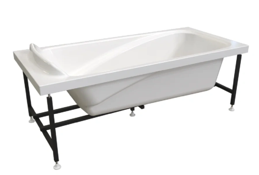 Акриловая ванна Радомир Роза 2-01-0-0-1-208Р, 169 x 77 см, каркас разборный в комплекте, белая, без гидромассажа - фото 6