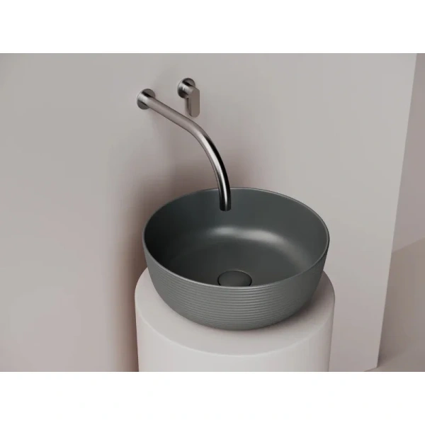 Раковина Ceramica Nova Element 35 см темный антрацит матовый - фото 3