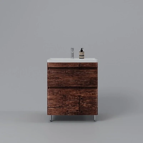 Тумба под раковину напольная Style Line Атлантика Люкс Plus 70 см старое дерево - фото 4