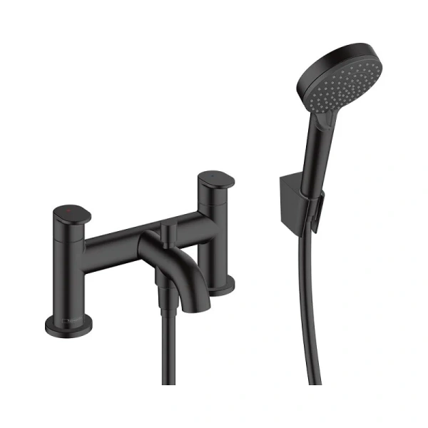 Смеситель для ванны Hansgrohe Vernis Blend черный - фото 1