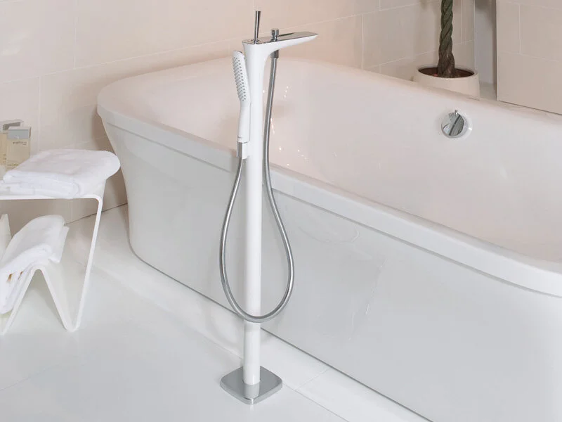 Смеситель для ванны напольный Hansgrohe PuraVida 15473 - фото 3