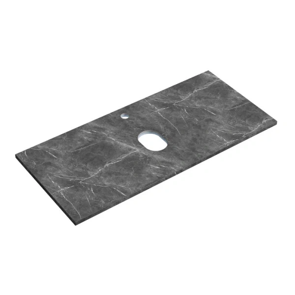 Столешница Sancos 100 см с отверстием под смеситель black sky - фото 1