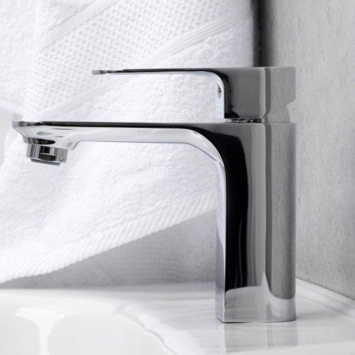 Смеситель для раковины WasserKRAFT Dinkel хром, однорычажные, двухрычажные - фото 8