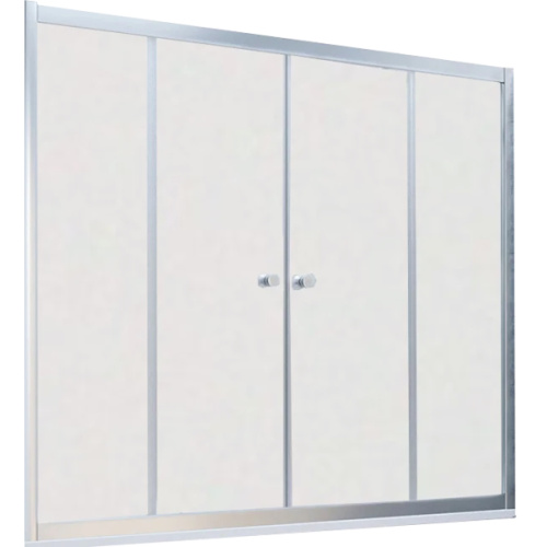 Душевая шторка на ванную стекло сатин Vegas-glass Z2V 160 10, матовые - фото 6