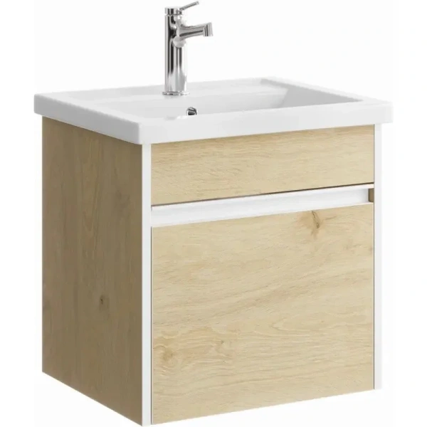 Тумба с раковиной подвесная Aqwella Urban URB0105 50 см с 1 ящиком