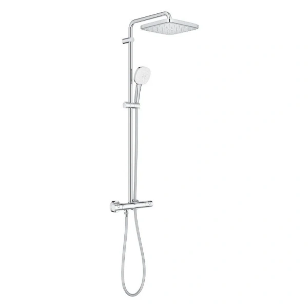 Душевая стойка Grohe Tempesta Cube хром - фото 3