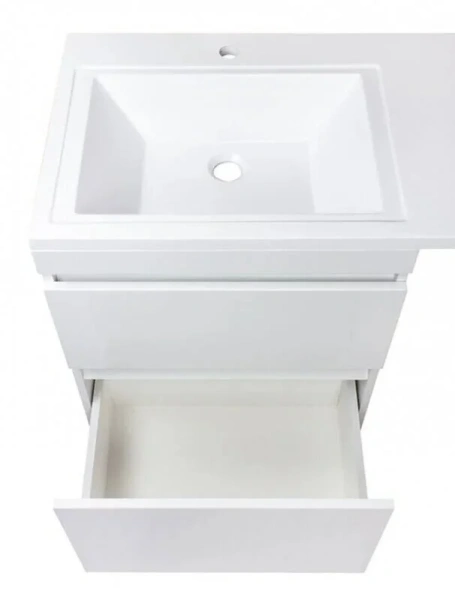 Тумба под раковину напольная Style Line Даллас 58 см белая, 60 см - фото 6