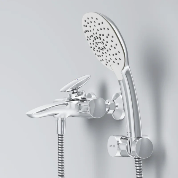 Смеситель для ванны AM.PM Spirit V2.0 с душевым набором, настенные - фото 6