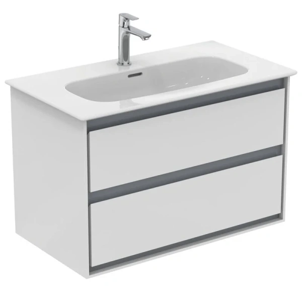 Тумба с раковиной подвесная Ideal Standard Connect Air E0819 80 см с 2-мя ящиками