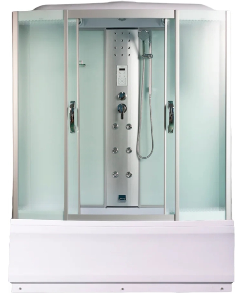 Душевой бокс River Dunay 150x80 см с поддоном стекло матовое - фото 1