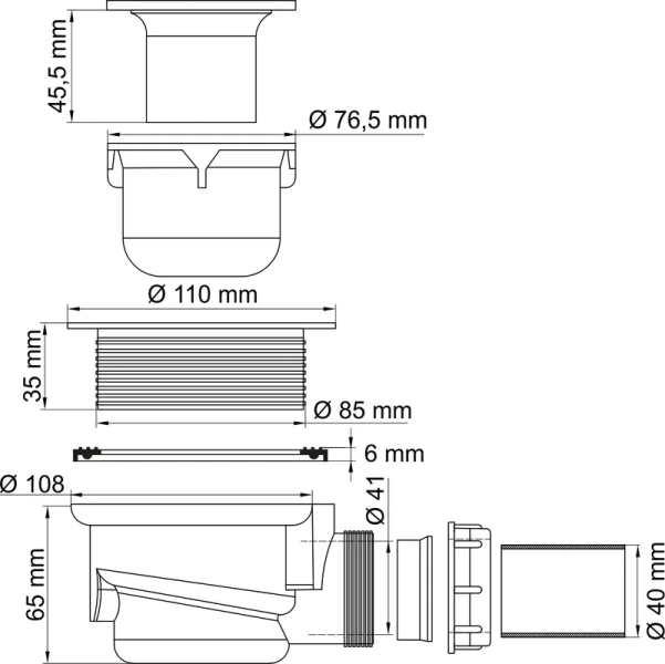 Душевой поддон WasserKRAFT Dinkel 90x90 см белый глянец - фото 4