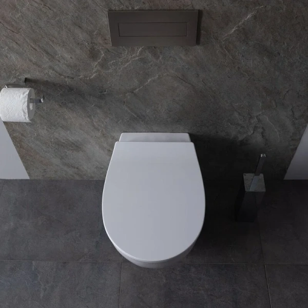 Унитаз подвесной Allen Brau Fantasy со смесителем, безободковые, сиденье с микролифтом , с антивсплеском, c функцией биде - фото 5